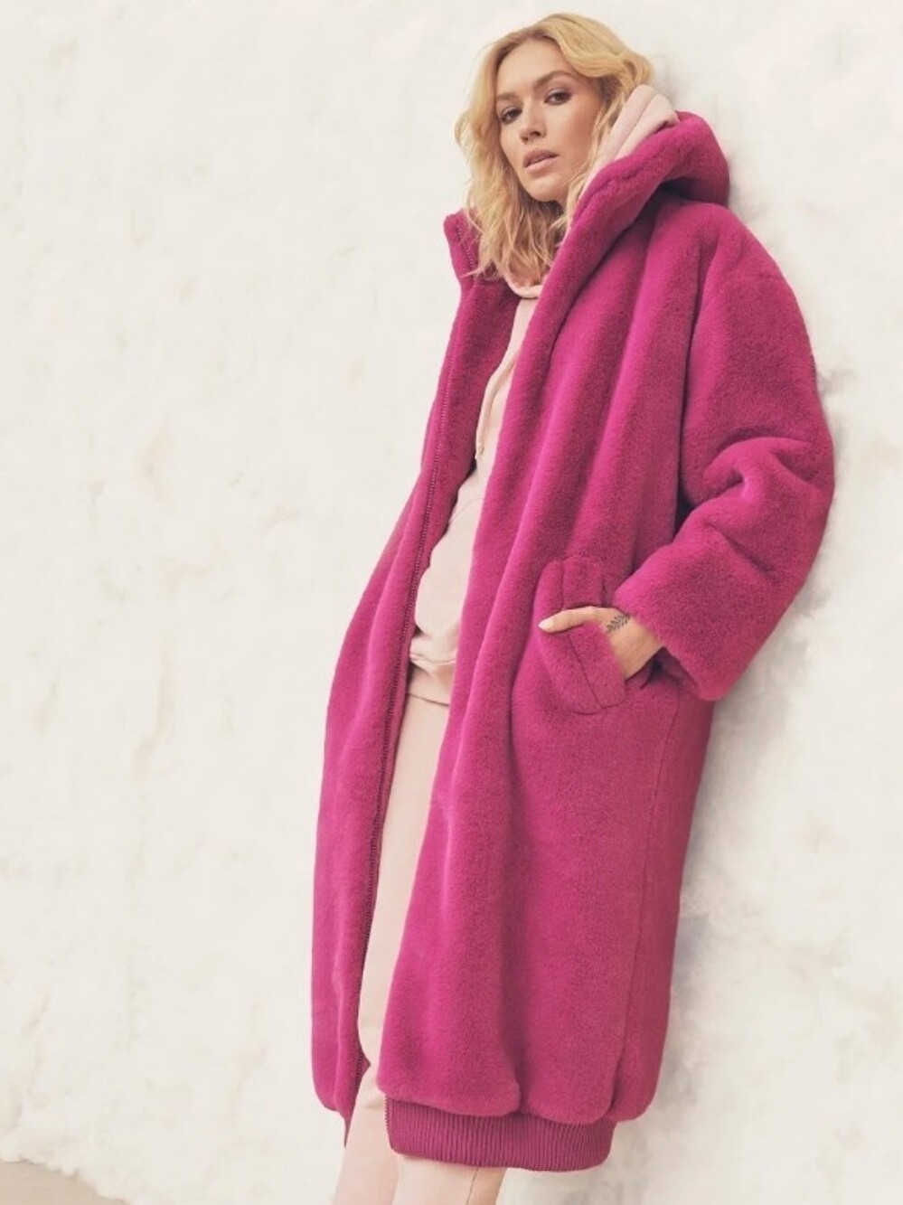 NWOT UGG Koko Oversized Faux Fur Coat - Picture 12 of 12